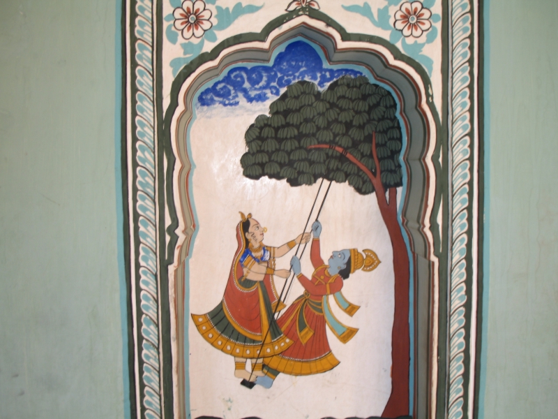 Painted Havelis. Nawalgarh, Rajasthan, India