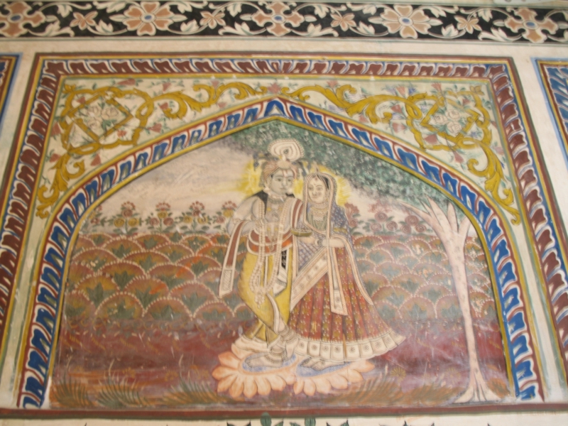 Painted Havelis. Nawalgarh, Rajasthan, India