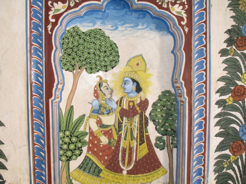 Painted Havelis. Nawalgarh, Rajasthan, India