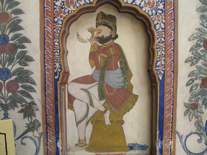 Painted Havelis. Nawalgarh, Rajasthan, India