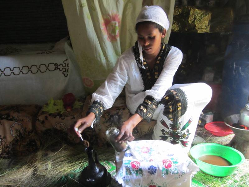 Coffee Ceremony, Lalibela, Ethiopia