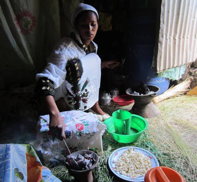 Coffee Ceremony, Lalibela, Ethiopia