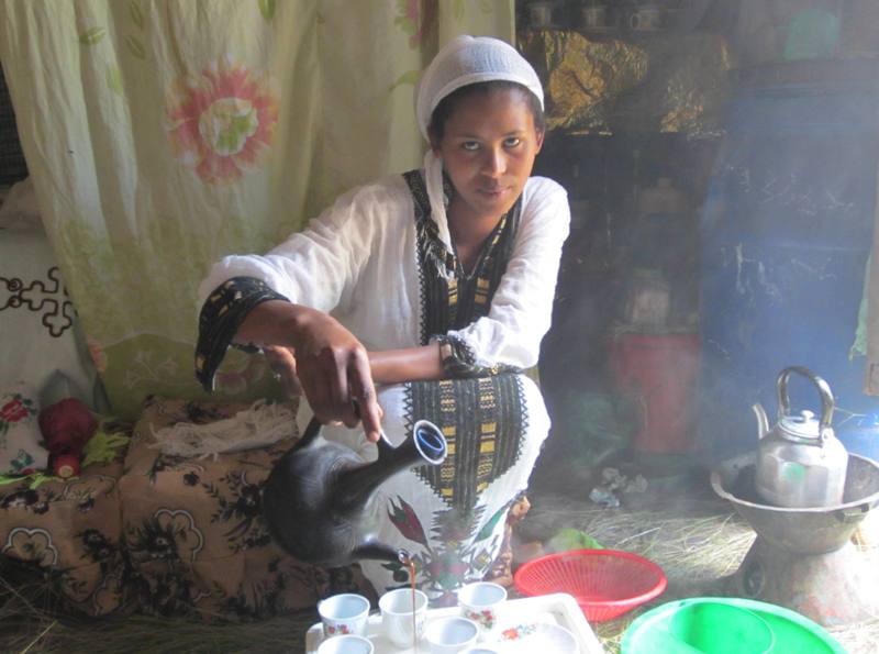 Coffee Ceremony, Lalibela, Ethiopia