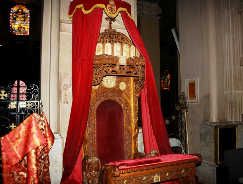 Emperor"s Throne,  Holy Trinity Cathedral, Addis Ababa, Ethiopia