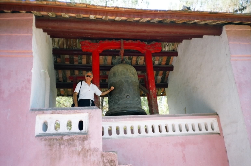 Perfume River Mausoleum Tower, Hue, Vietnam