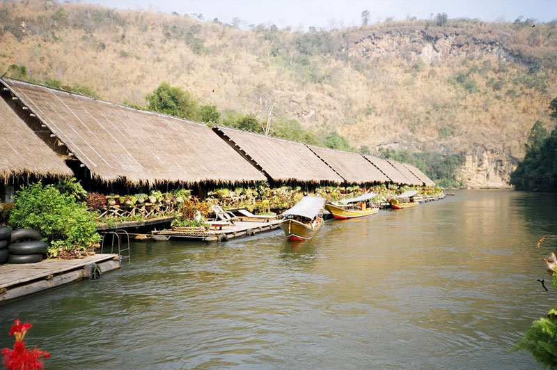  River Kwai Float Hotel, Kanchanaburi, Thailand