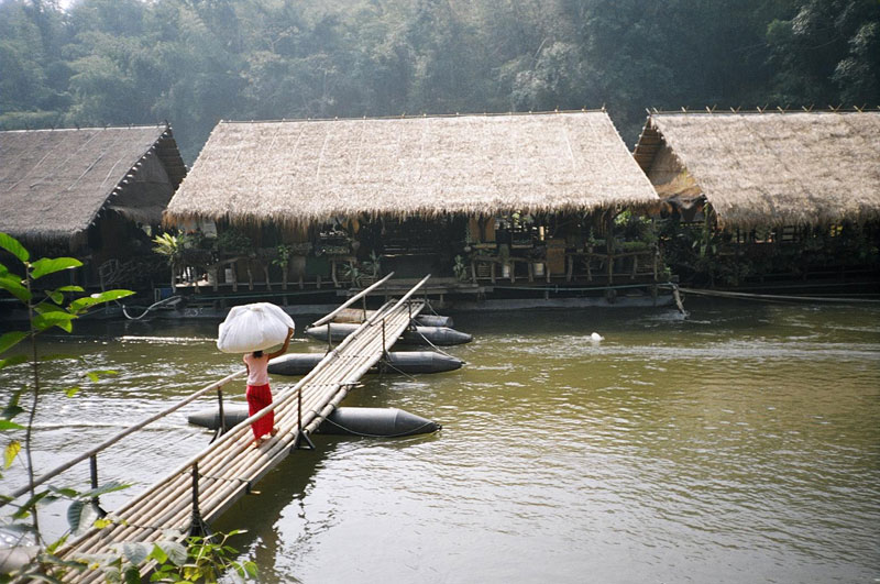  River Kwai Float Hotel, Kanchanaburi, Thailand