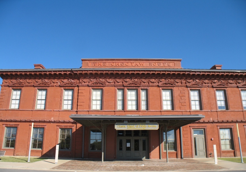 RR Station, Clinton Library, Little Rock, Arkansas