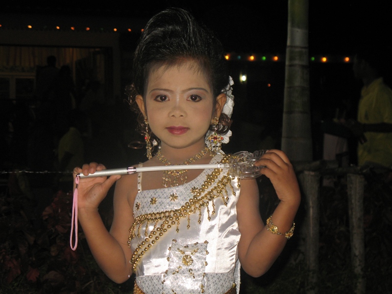 Loy Kratong Festival. Nang Rong, Thailand