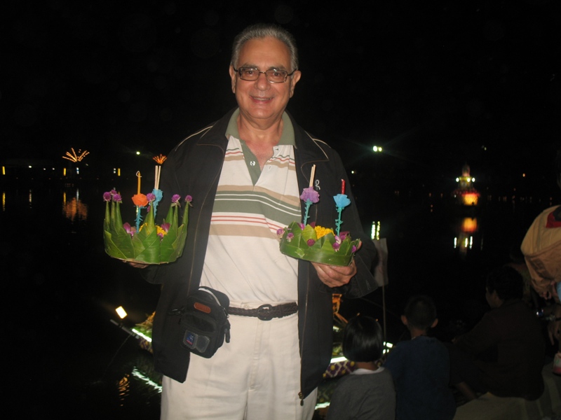 Loy Kratong Festival. Nang Rong, Thailand