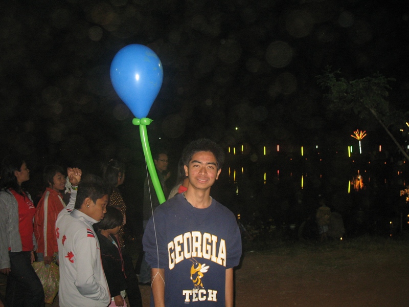 Loy Kratong Festival. Nang Rong, Thailand