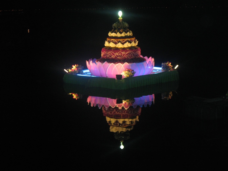 Loy Kratong Festival. Nang Rong, Thailand