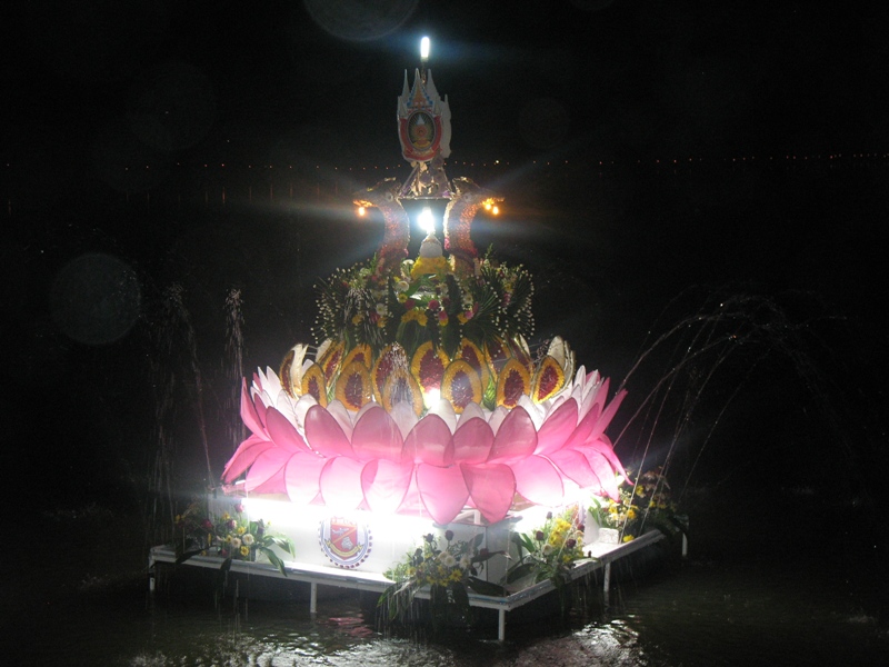 Loy Kratong Festival. Nang Rong, Thailand