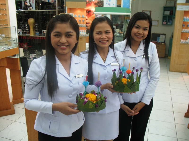 Loy Kratong Festival. Nang Rong, Thailand