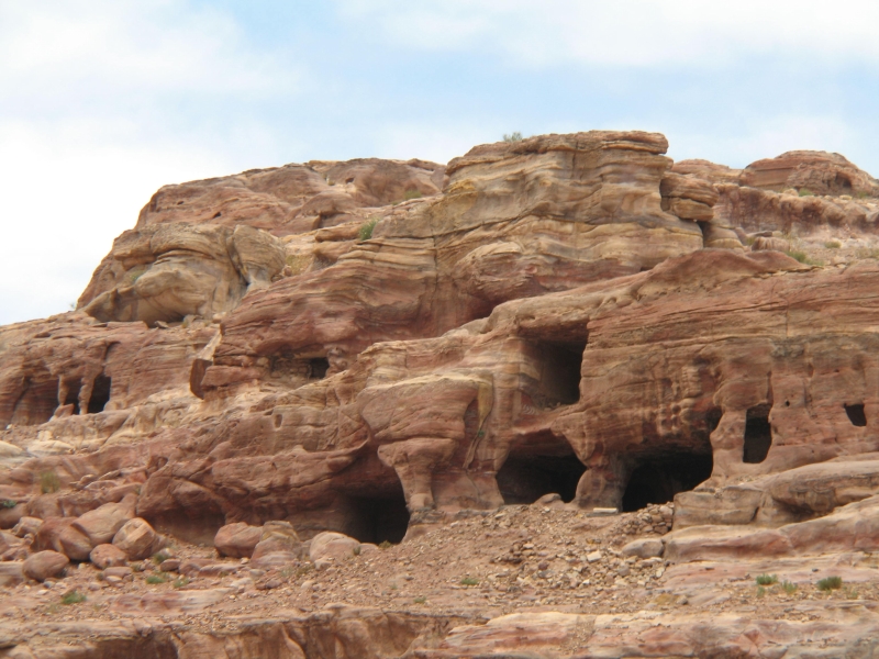 Caves, Petra, Jordan