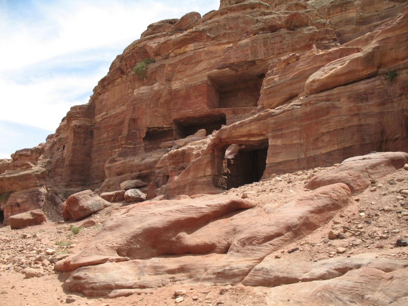 Caves, Petra, Jordan