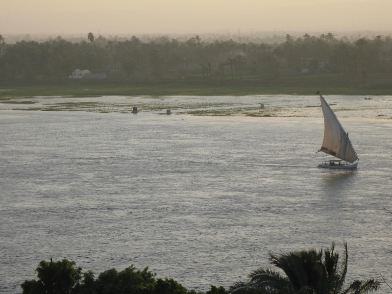 The Nile. Luxor, Egypt