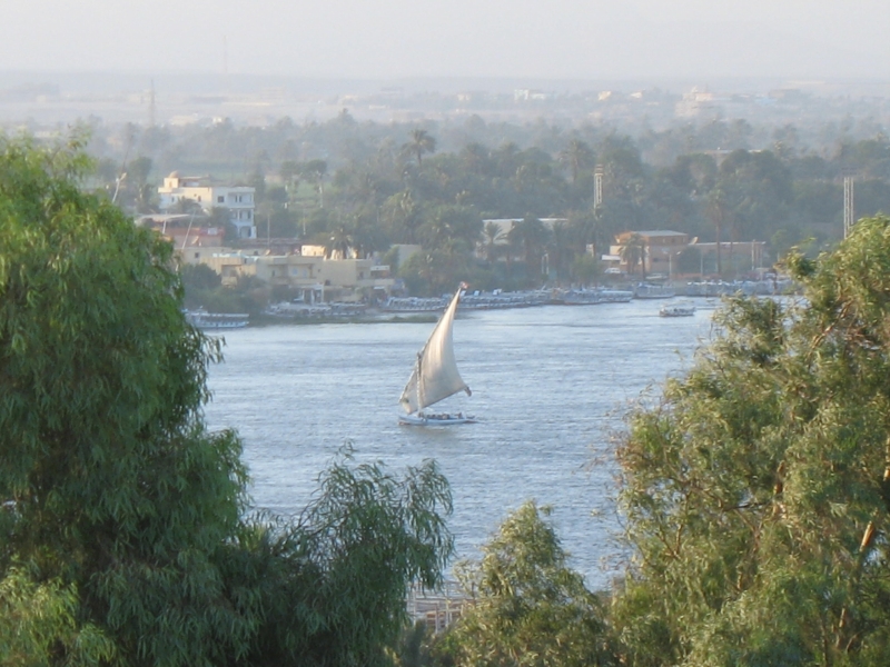 The Nile. Luxor, Egypt
