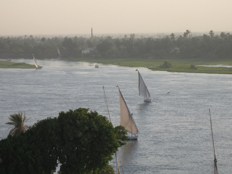 The Nile. Luxor, Egypt