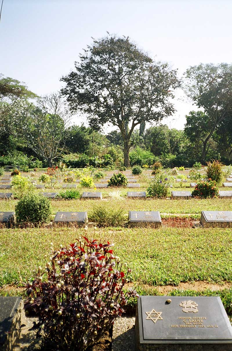  Htaukkyant War Cemetery. Bago, Myanmar