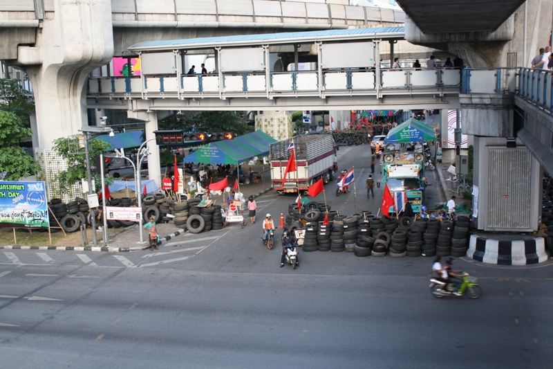 Siam Square, Bangkok, Red Shirts Demonstration, March 2010