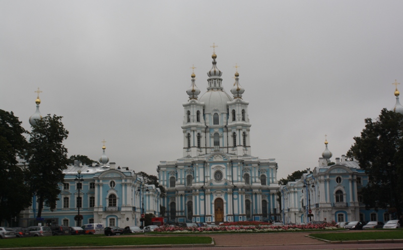 Smolny Cathedral, Saint Petersburg, Russia
