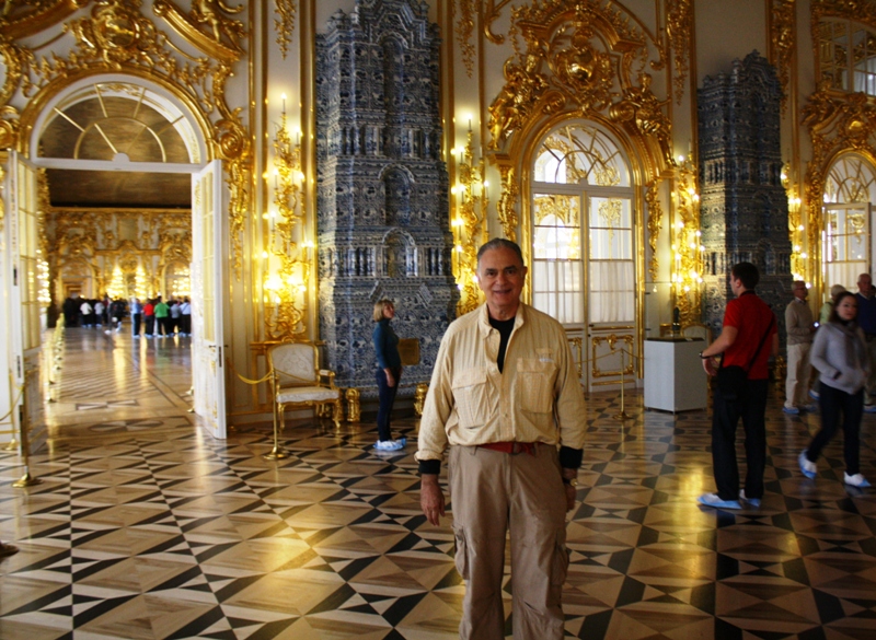 The Great Hall, Pushkin Palace, Saint Petersburg, Russia