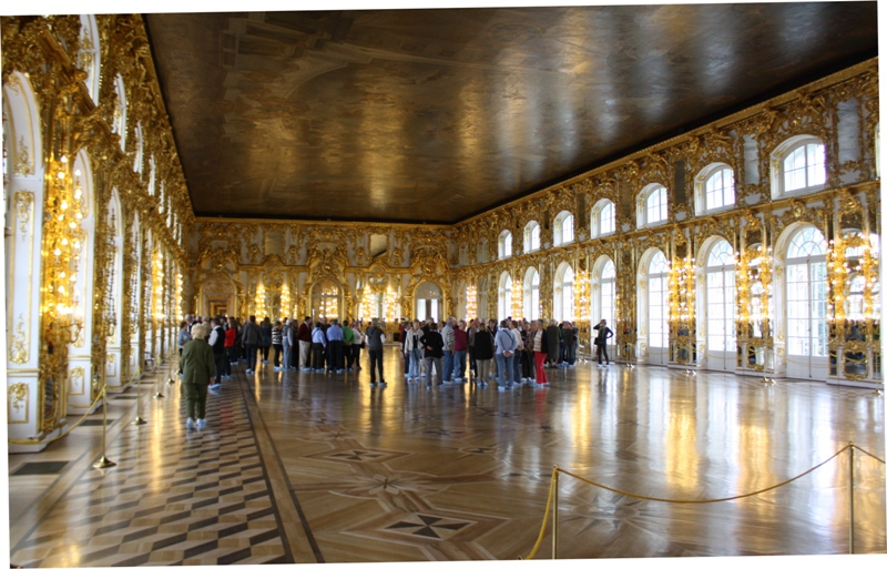 The Great Hall, Pushkin Palace, Saint Petersburg, Russia