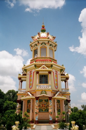 Cao Dai Temple, Tay Ninh, Vietnam
