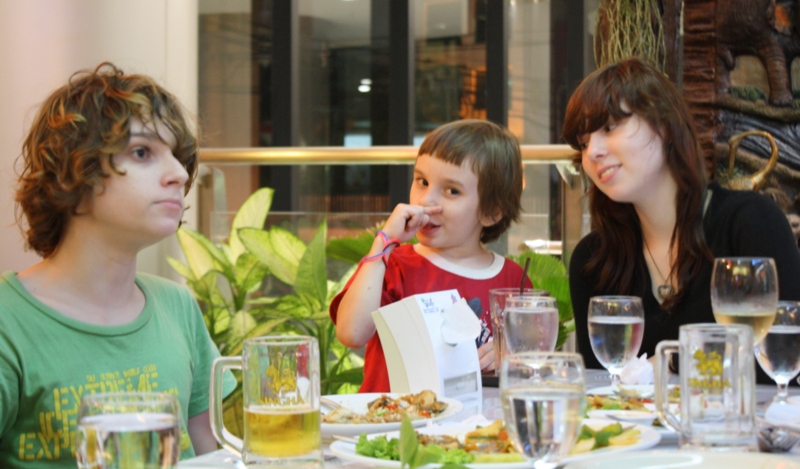 James, Sean, Erin, Birthday Party, Bangkok, 2010