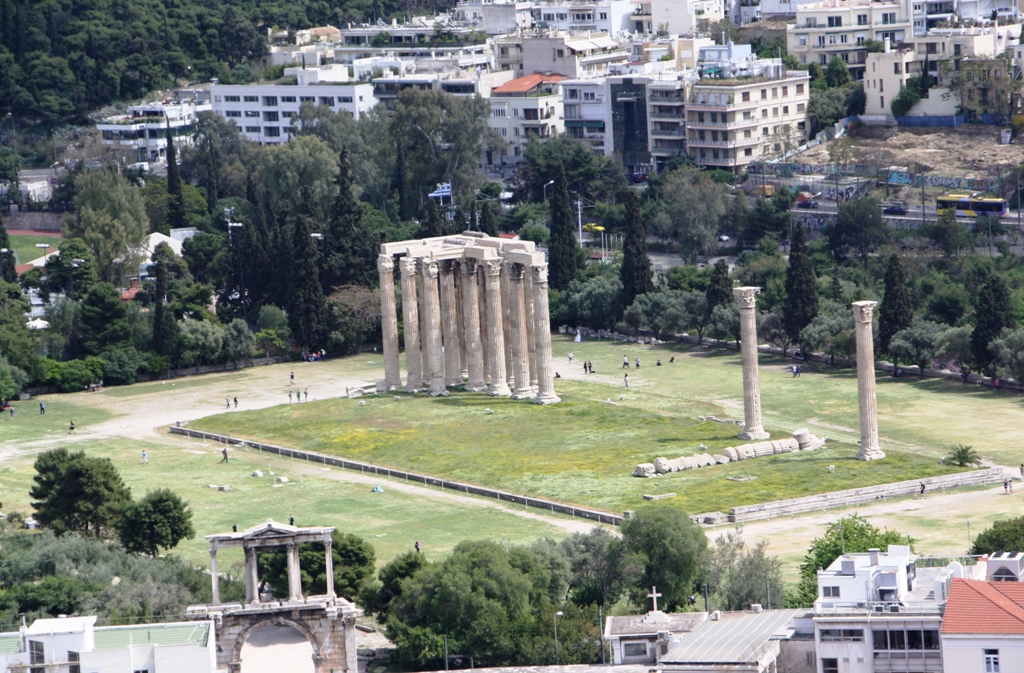 View from the Acropolis, Athens, Greece