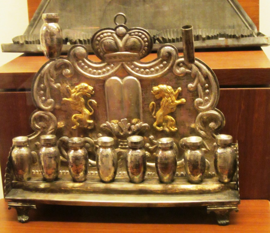 Channukah Menorah, Jewish Museum, Athens