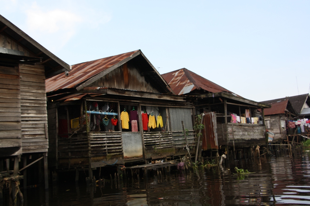 Canals, Banjarmasin, South Kalimantan, Indonesia 