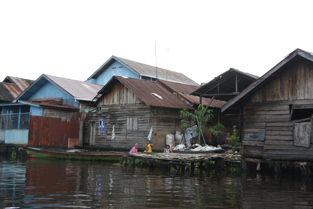 Canals, Banjarmasin, South Kalimantan, Indonesia 