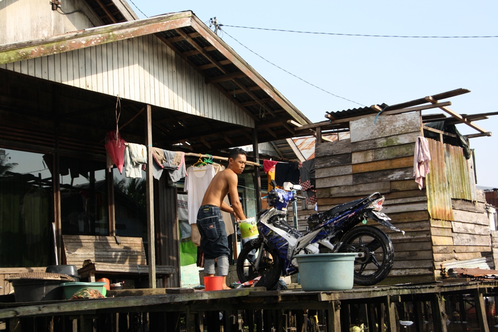 Canals, Banjarmasin, South Kalimantan, Indonesia 