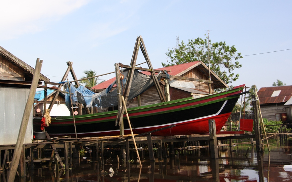 Canals, Banjarmasin, South Kalimantan, Indonesia 