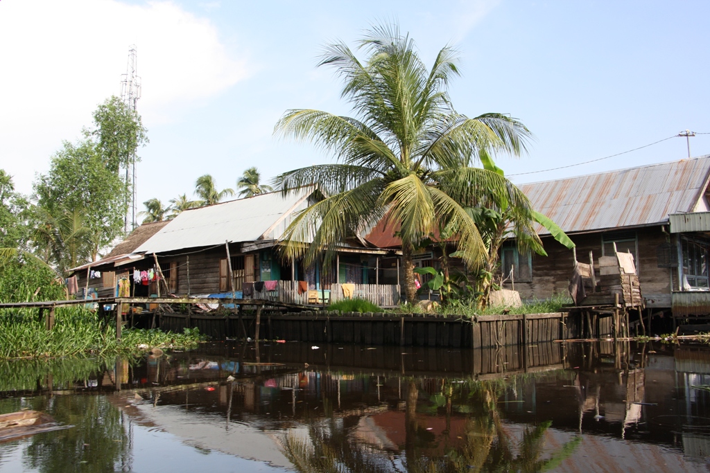 Canals, Banjarmasin, South Kalimantan, Indonesia 