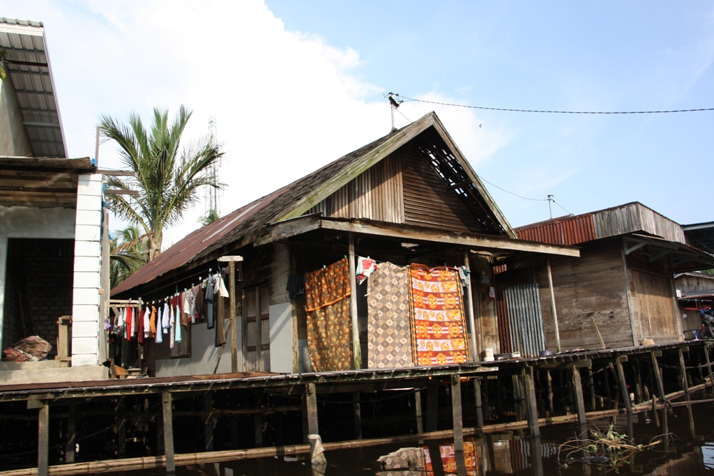 Canals, Banjarmasin, South Kalimantan, Indonesia 