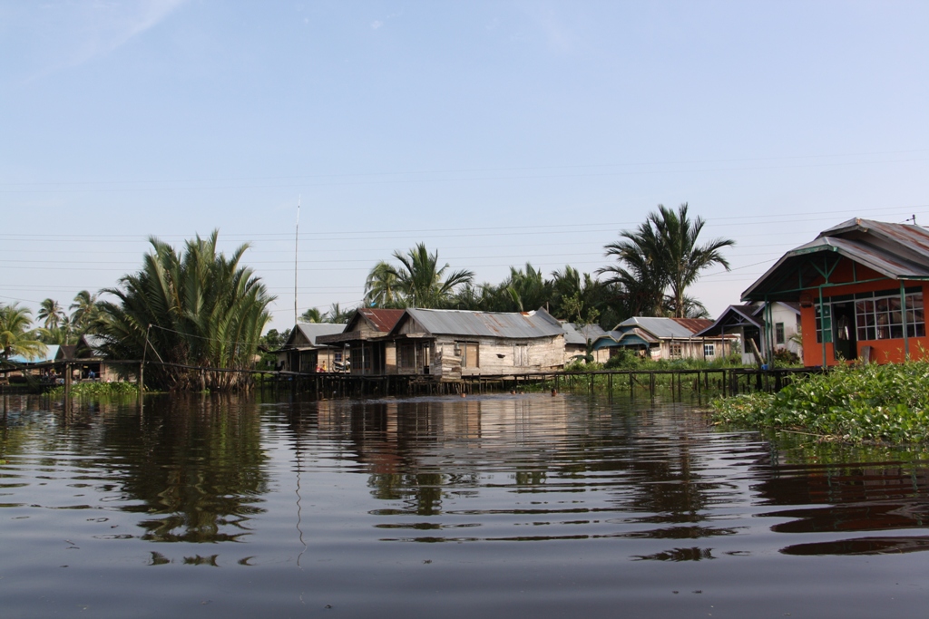 Canals, Banjarmasin, South Kalimantan, Indonesia 