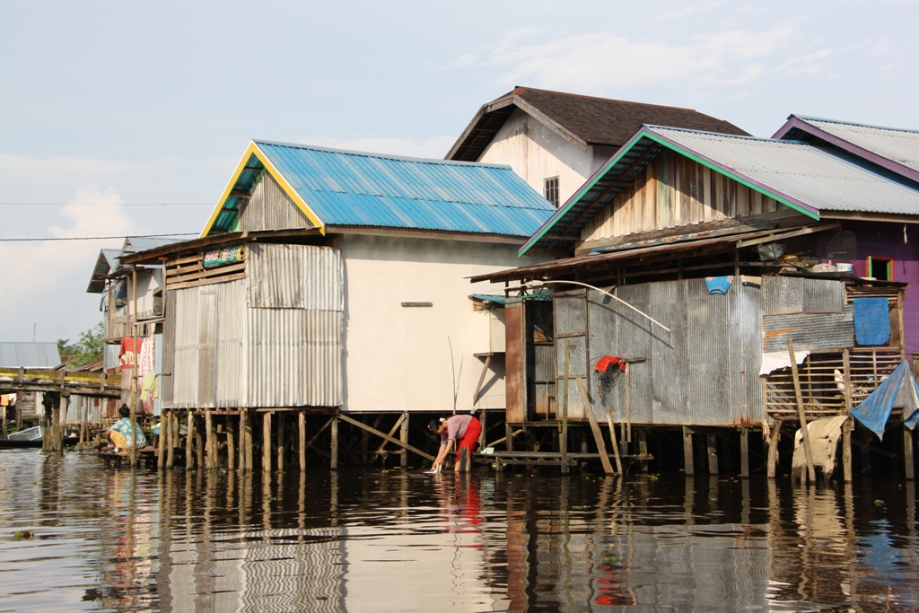 Canals, Banjarmasin, South Kalimantan, Indonesia 