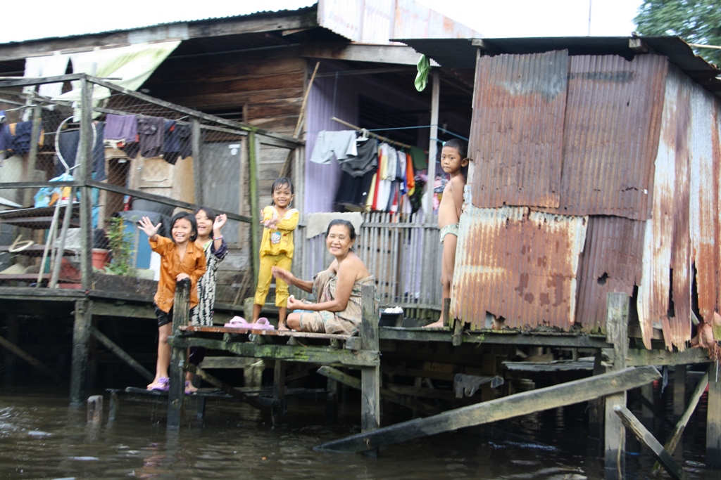 Canals, Banjarmasin, South Kalimantan, Indonesia 