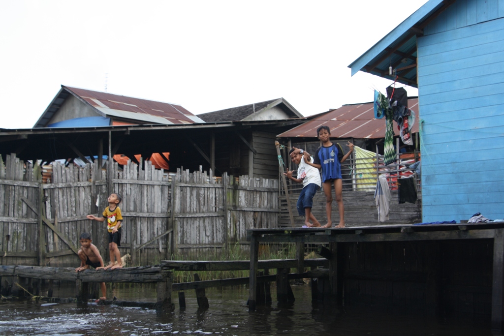 Canals, Banjarmasin, South Kalimantan, Indonesia 