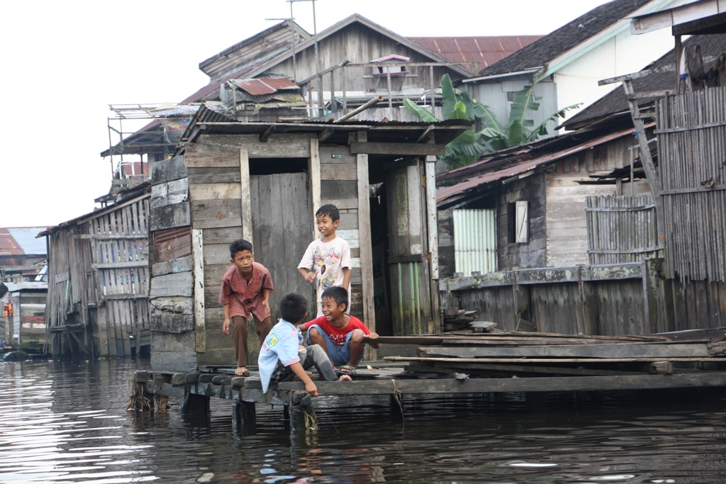 Canals, Banjarmasin, South Kalimantan, Indonesia 