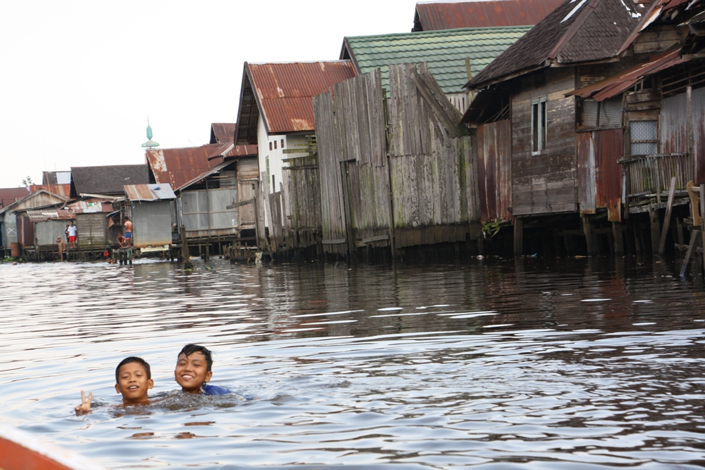 Canals, Banjarmasin, South Kalimantan, Indonesia 