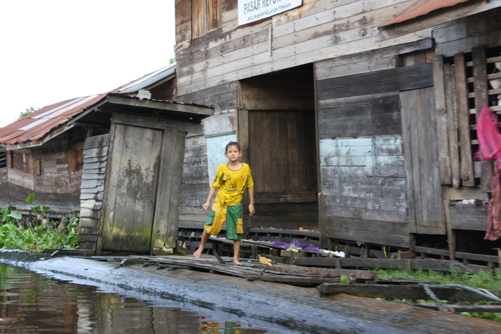 Canals, Banjarmasin, South Kalimantan, Indonesia 