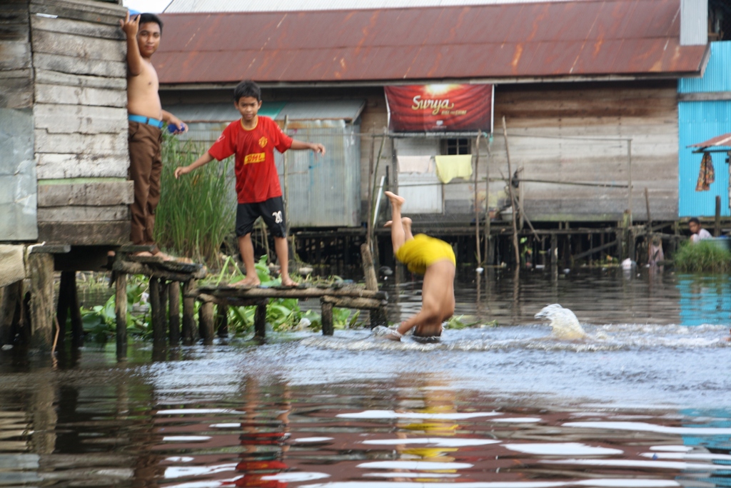 Canals, Banjarmasin, South Kalimantan, Indonesia 