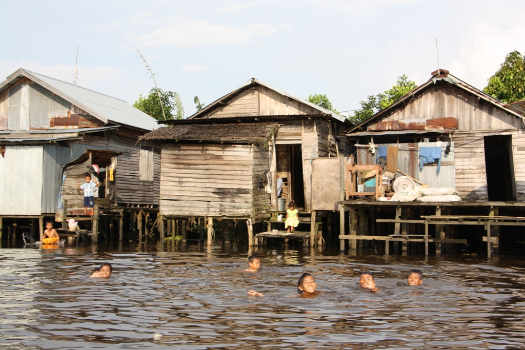 Canals, Banjarmasin, South Kalimantan, Indonesia 