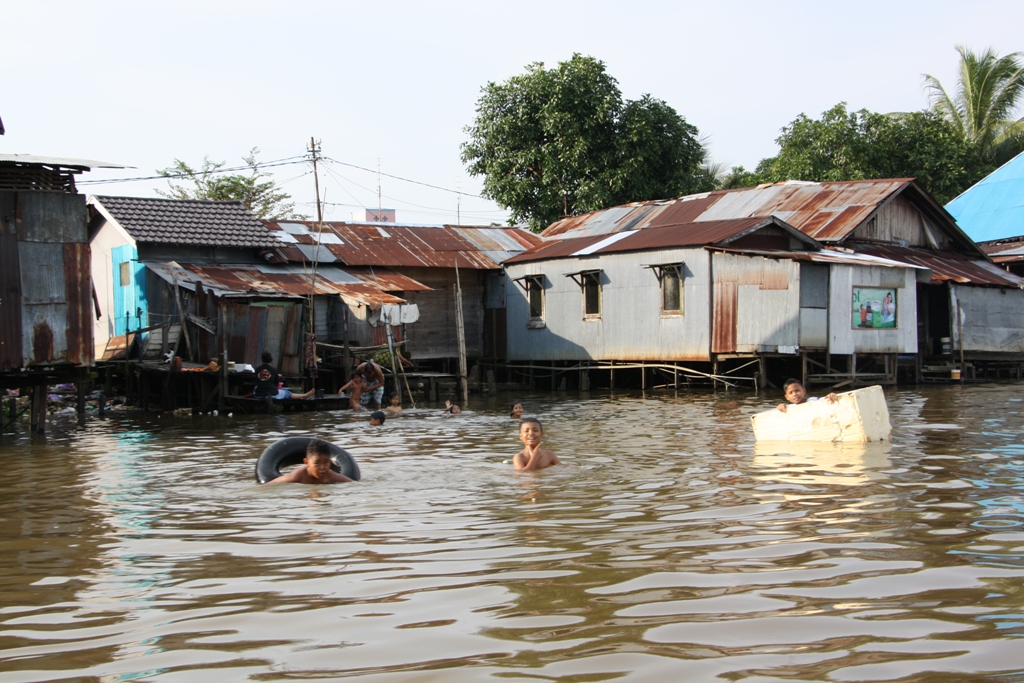 Canals, Banjarmasin, South Kalimantan, Indonesia 