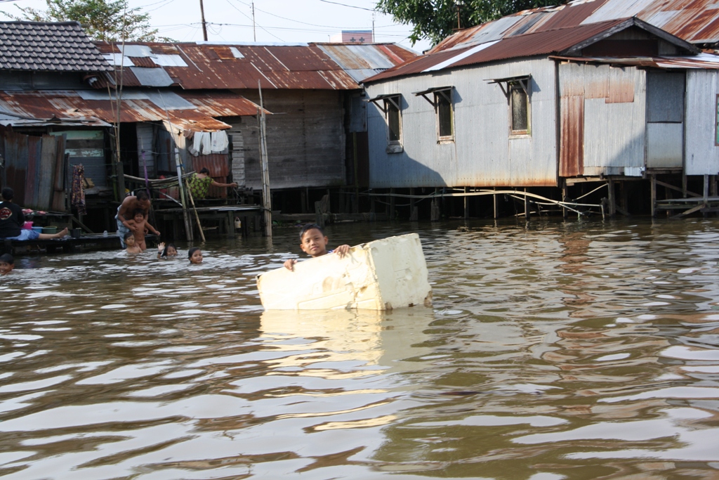 Canals, Banjarmasin, South Kalimantan, Indonesia 