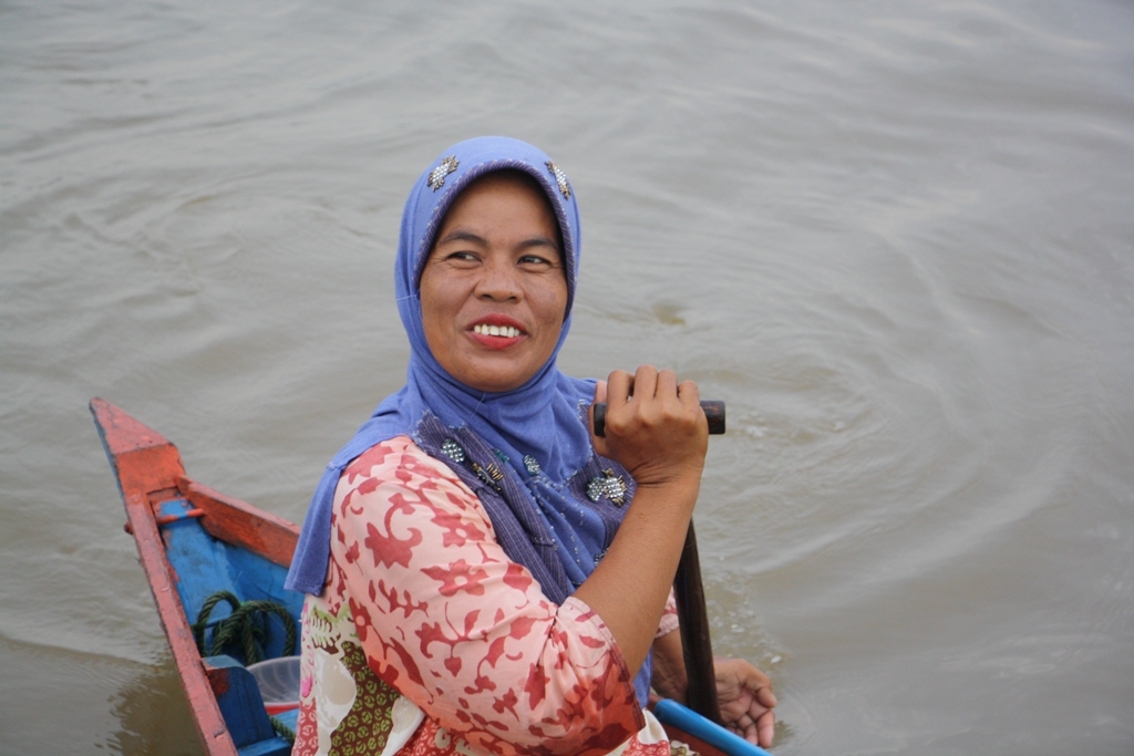 Floating Market, Banjarmasin, Kalimantan, Indonesia 